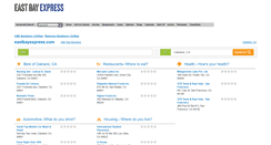 Desktop Screenshot of business-directory.eastbayexpress.com